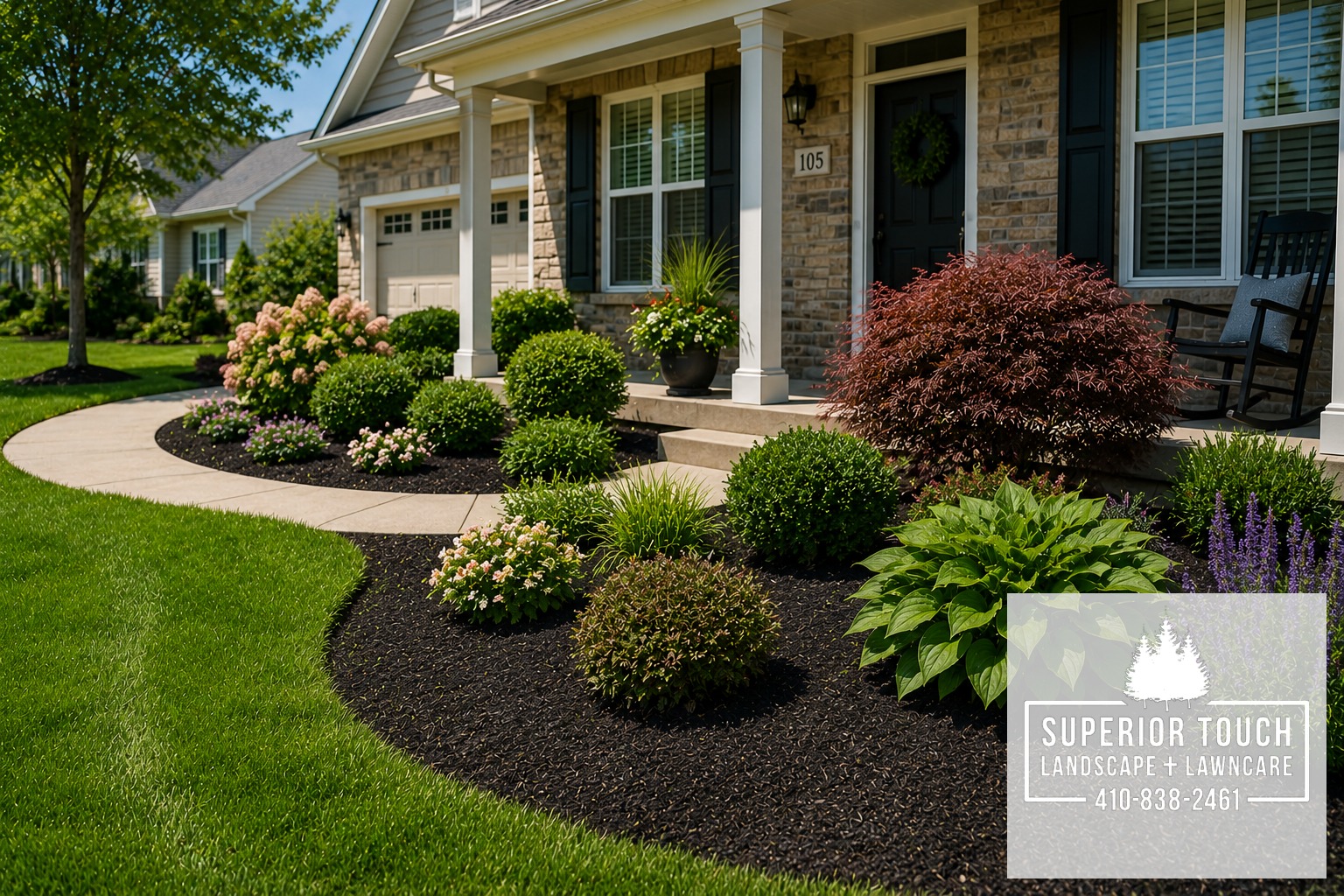 Landscaping & Lawn Care in Boring, MD Bed Design & New Planting Near Boring in Boring